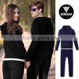 Sexy high quality one piece running suit or casual suit sportwear with hoodies accept OEM service made in China