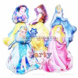 High Quality Large size 55*90cm lovely princess shaped foil helium balloons for kids birthday toys                        
                                                Quality Choice