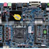QM6800 Mini-itx Motherboard With DC, Ultrathin, High Speed, Intel H61chipset, I3/i5/i7,manily Apply to Finace, Retail and Ect. thumbnail-1