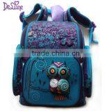 3D Owl Print School Backpack Girls Beautiful School Bags for Kids