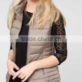 Manufature Quality 100%polyester Warm Keeper Womens Lightweight Down Filled Vest Jackets Weight Vest thumbnail-1