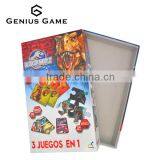 Customized 3 JUEGOS EN1 Cardboard Puzzle Jigsaw thumbnail-2