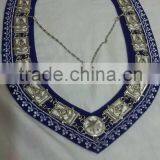 PAST MASTER CHAIN COLLAR SILVER PLATTED