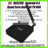 2105 New Arrival Q8 RK 3288 Quad Core 2G/8G Android tv Box Camera 2015 Xbmc Tvbox
