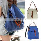 Fashion Women Vintage Canvas Satchel Rucksack Travel Schoolbag