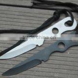 OEM Outdoor Multifunctional Fixed Blade Knife With Whistle thumbnail-1