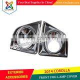 2014 Corolla ABS Chrome Car Front Fog Lamp Cover thumbnail-1