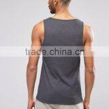 Daijun OEM Summer Wholesale Custom 100% Cotton Gym Man Tank Top thumbnail-2