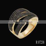 Two Tone Color Micro Pave Jewelry Made in China thumbnail-1