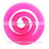 silicone spiral ear plug tunnel jewelrys