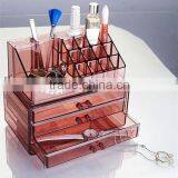 Low Price Luxury Clear Acrylic Makeup Organizer With Drawers