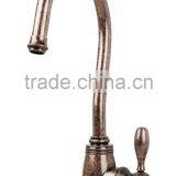 Italian Crown Antique Brass Kitchen Faucet thumbnail-1