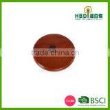 Wooden lid for glass jar with silicone ring for promotional