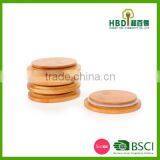 2016 Hot Sale White Ceramic Candle Jar With Wooden Lid thumbnail-3