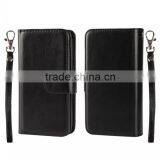 Separable Flip Wallet Leather Phone Case Cover With Lanyard for ZTE Grand x2 3 Plus Axon7 Nubia z 9 11 Blade s v 6 A460 thumbnail-2