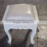 VINTAGE WOODEN STOOL WITH PAD