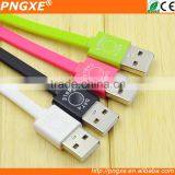 2016 New Products Rotating 2 in 1 Flexible Flat Usb Cable for IPhone Charger Cable thumbnail-3