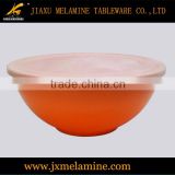 orange storage melamine mixing bowl with PE lid