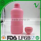 Disposable Cylinder 100ml Plastic Perfume Bottle With Oval Cap thumbnail-4