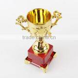 New Golden Electroplating Binaural Metal Plating Trophy for the Prize thumbnail-6