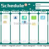 Magnet Chores Chart Weekly Calendar Custom Design Kids Dry Erase Board PET Film thumbnail-5