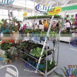 Hot Sale Outdoor Wooden Flower Display Cart thumbnail-2