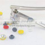 100sets/ Lot 10ml Glass Vials+20mm Vial Stopper + 20mm Flip off Caps + 1pcs 20mm Vial Crimper,manual Capping Machine thumbnail-2
