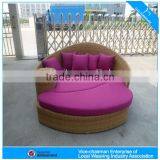 Leisure Rattan Sofa Bed Round Bed Outdoor Sunbed FL015 thumbnail-2