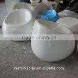 European Style Relaxing Fiberglass Material Half Ball Chair thumbnail-2