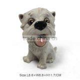 Lovely Resin White Dog Statue thumbnail-2