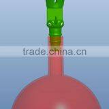 Cute Rhino Snowman Silicone Wine Bottle Stopper Cap Spoon Rest Pot Clip 3 in 1 Cute Rhino Original Design thumbnail-6