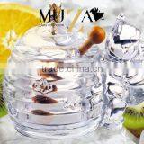 Wholesale Honey Jar Glass Honey Pot With Dipper thumbnail-1