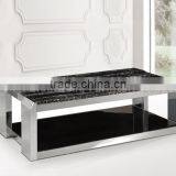 Wholesale Black Marble Top Coffee Table Set Tea Table thumbnail-2