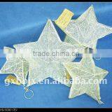 White Wire Star Shape Elegant Christmas Decorative Crafts thumbnail-1