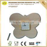 Unfinished Wholesale Home Decoration Wooden Clock thumbnail-1