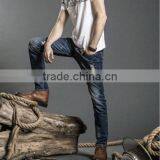 Fashionable Washed Men's Cotton Woven Jeans thumbnail-4