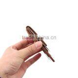 Crazy Horse Leather OEM Branded Money Clip Front Slim Minimalist Mens RFID Blocking Leather Money Clip thumbnail-6