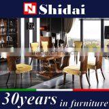 Italian Wooden Venner Dining Table and Chair thumbnail-2