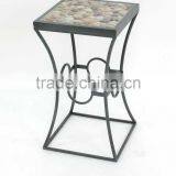 Modern Tea Table Design With Stone Style Table Top thumbnail-1