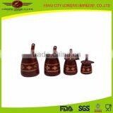 Brown Color Enamel Coffee Warmer Can With Enamel Lid thumbnail-1