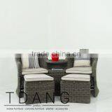 Cheap Antique Wicker Love Seat With Ottoman - New Design Wicker Love Seat Bench thumbnail-1