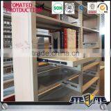 2016 Cheap Metal Library Bookshelves Display Book Rack Book Shelf Double Sided Metal Library Bookshelf thumbnail-6