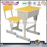 Wood Single Seat Student Desk and Chair Set thumbnail-5