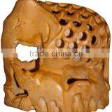 Contemporary Sculpture/art Sculpture/hand Carved Wood thumbnail-1