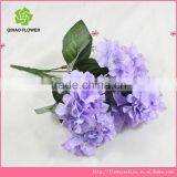 High Quality Silk Hydrangea Artificial Hydrangea Bouquet Decorative Landscaping Hydrangea Bouquet Export Only thumbnail-5
