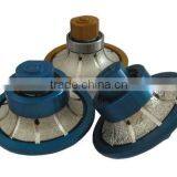 High Speed Vacuum Brazed Diamond Edge Profile Wheel/Ogee Shape Diamond Router Bits thumbnail-1