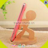 2017 Wholesale High Quality Wooden Humanoid Mobile Phone Holder W02A162 thumbnail-1