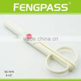 S2-1415 5-1/2" 2CR13 Stainless Steel ABS Plastic Handle Paper Cutting Japanese Scissors With Plastic Cap thumbnail-1