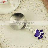 ZY-L1022 4pcs Stainless Steel Measuring Cup Set With Lovely Doggy Footprints Handle thumbnail-4