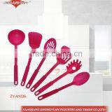 2014 Hot Sell 6 Pcs Set Nylon Plastic Kitchenware With Colorfui Hook Handle thumbnail-1